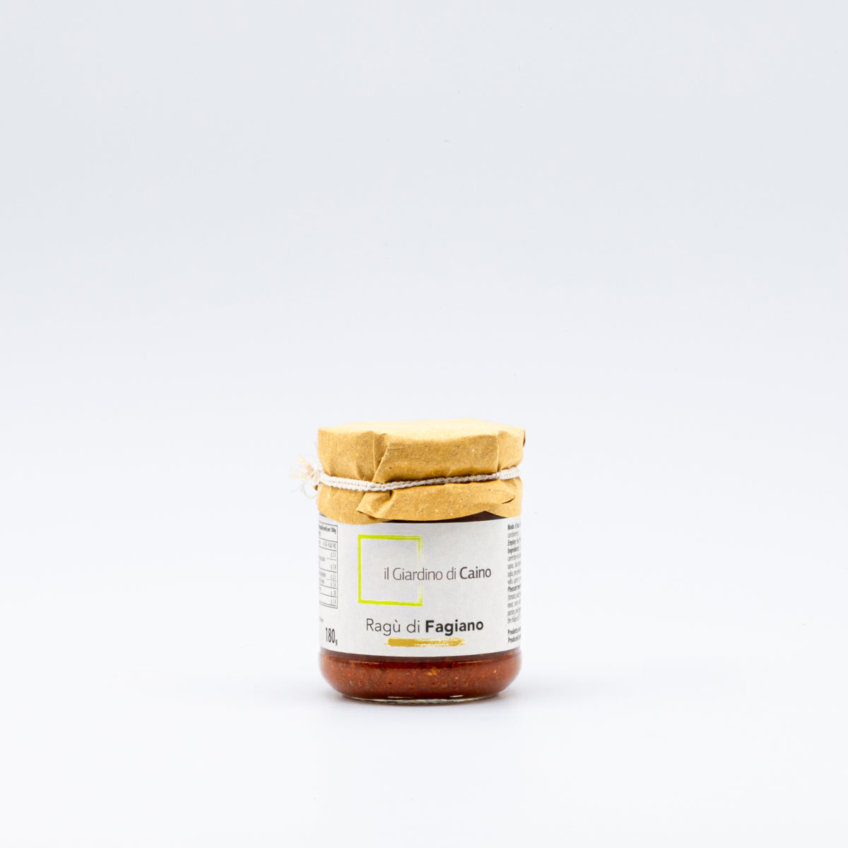 LA DISPENSA DI CAINO | SAUCE AU FAISAN