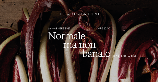 LE CEMENTINE | NORMALE MA NON BANALE - 28 NOVEMBRE