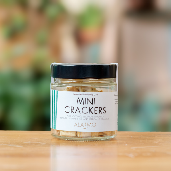SNACK ALAJMO | SNACK SALÉ AU FENOUIL, SÉSAME ET ORIGAN